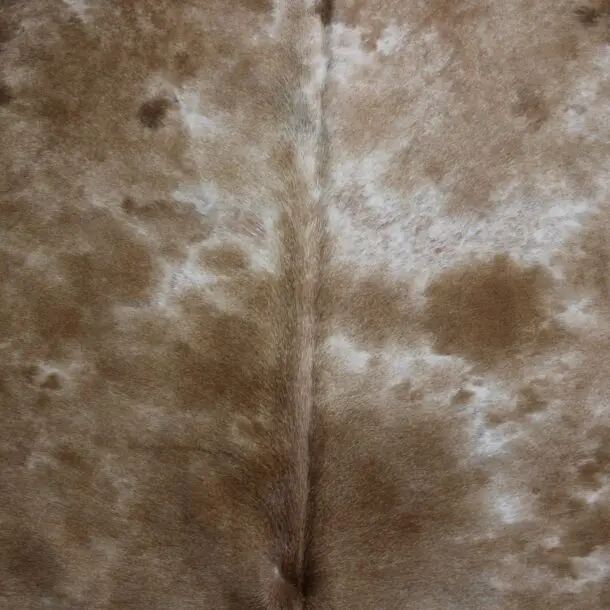 Cowhide Rug Brown and White C00944