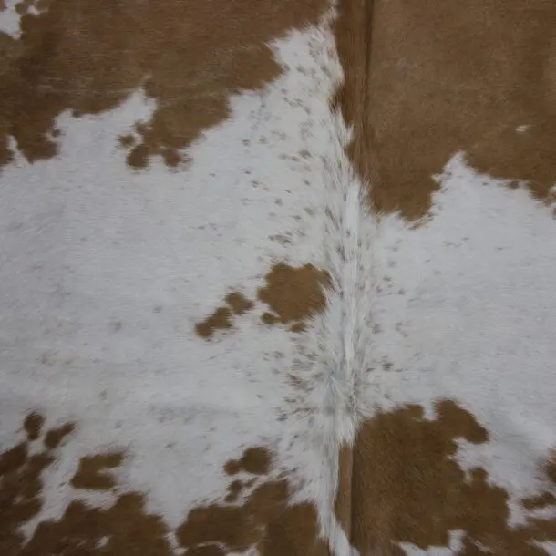 Cowhide Rug Brown and White C00963