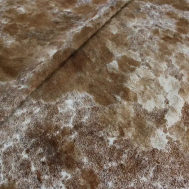 Cowhide Rug Brown and White C00976