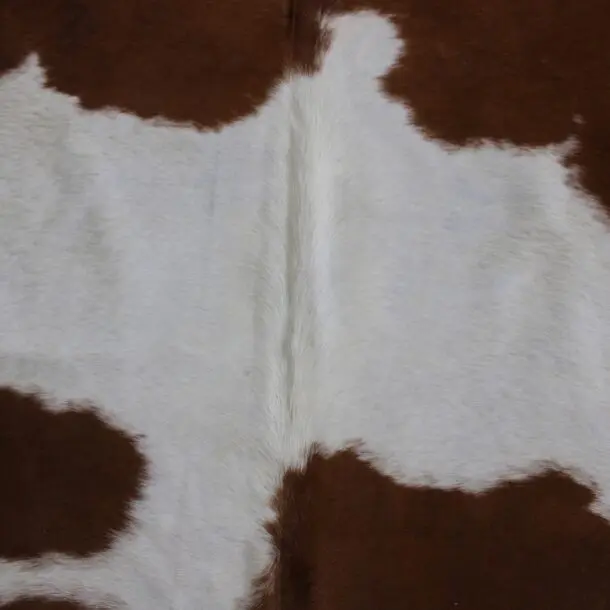 Cowhide Rug Brown and White C00980