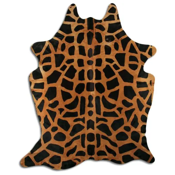 Giraffe Print Cowhide Rug C01018