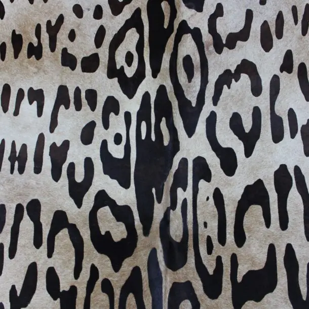 Jaguar Print Cowhide Rug C01019