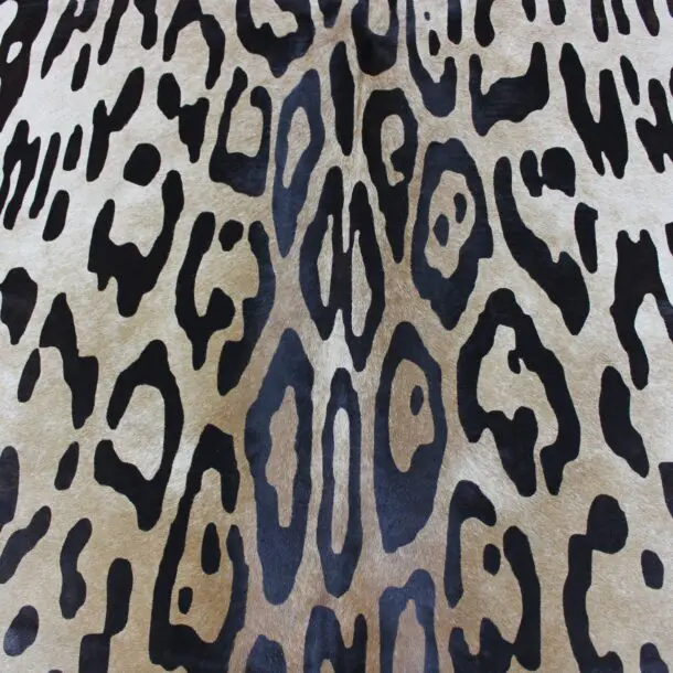 Jaguar Print Cowhide Rug C01019