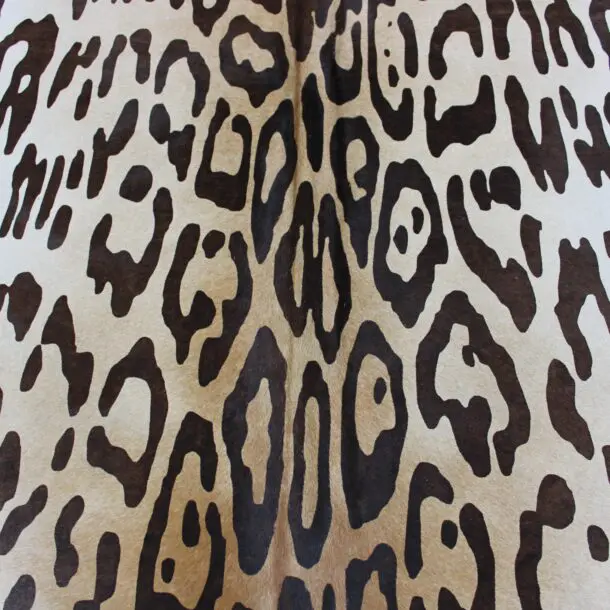 Jaguar Print Cowhide Rug C01020