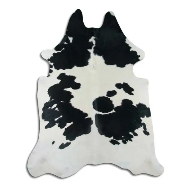 Cowhide Rug Black and White C01029