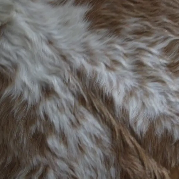 Cowhide Rug Brown and White C01042