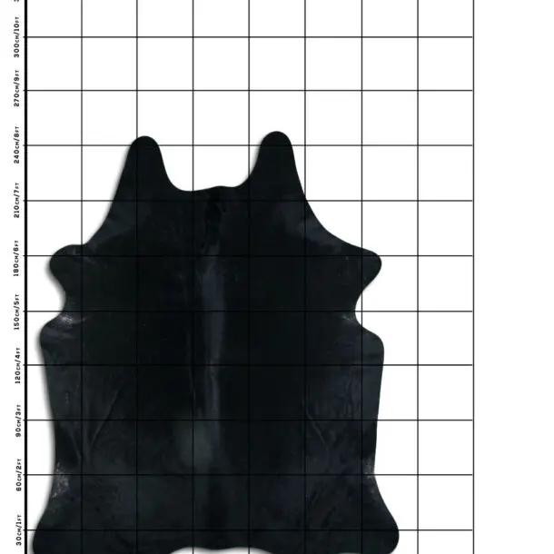 Cowhide Rug Natural Black C01047