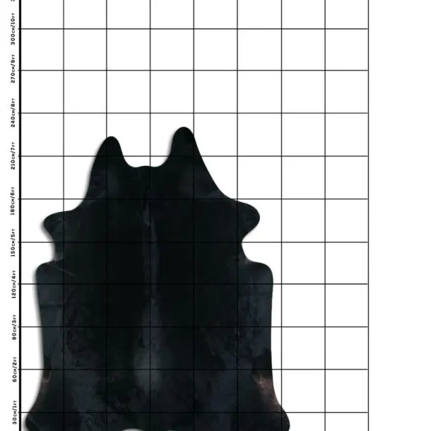 Cowhide Rug Natural Black C01048