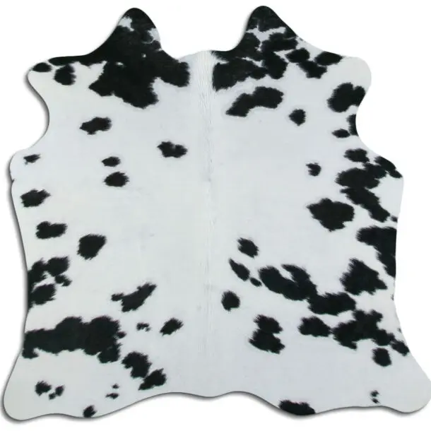Cowhide Rug Black and White C01053