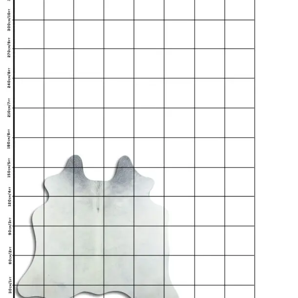 Cowhide Rug Grey C01055