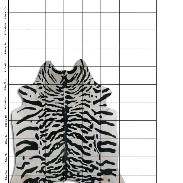 Cowhide Rug Tiger Print C01067