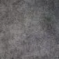 Close-up of a grey cowhide rug showing the natural hair texture and mottled charcoal tones.