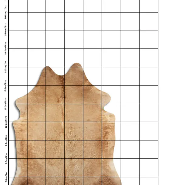 Cowhide Rug Exotic Beige C01077