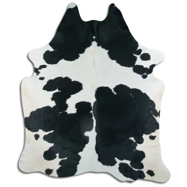 Cowhide Rug Black and White C01079