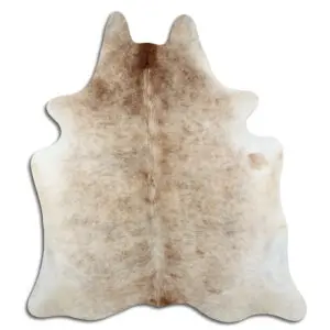 Cowhide Rug Exotic Beige C01085