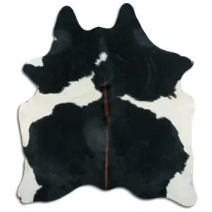 Cowhide Rug Black and White C01086