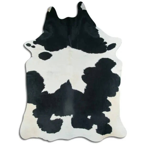 Cowhide Rug Black and White C01093