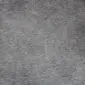 Close-up of a grey cowhide rug showing the natural hair texture and tonal variations. detail view