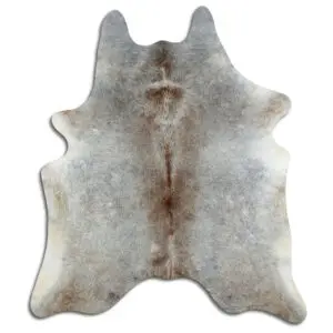 Cowhide Rug Tan Grey C01102