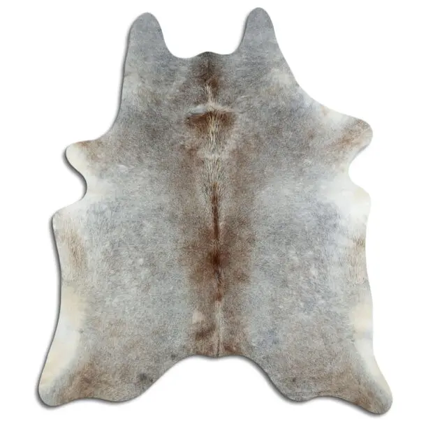 Cowhide Rug Tan Grey C01102