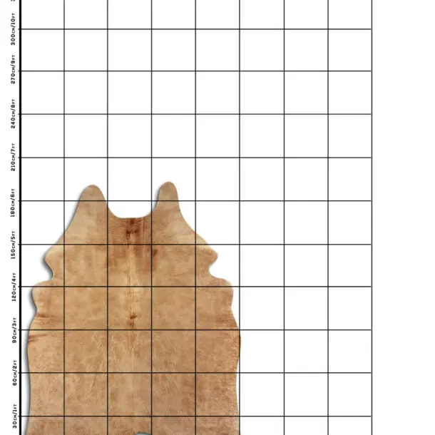 Cowhide Rug Exotic Beige C01105