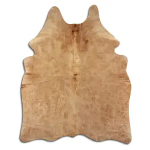 Cowhide Rug Exotic Beige C01105