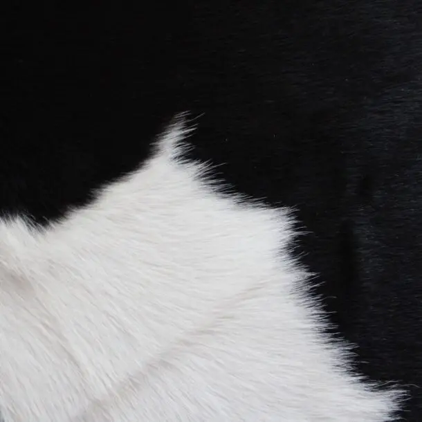 Cowhide Rug Black and White C01116