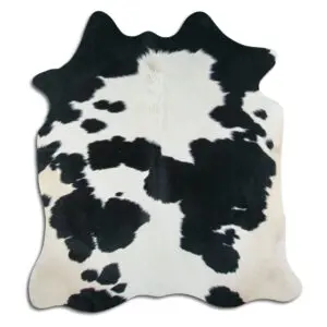 Cowhide Rug Black and White C01116