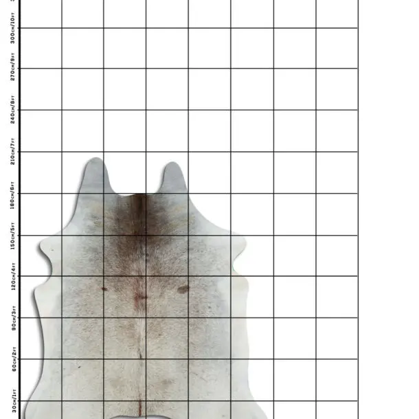 Cowhide Rug Tan Grey C01121