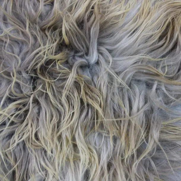 Natural Rusty Grey Icelandic Sheepskin Rug INRGm-18