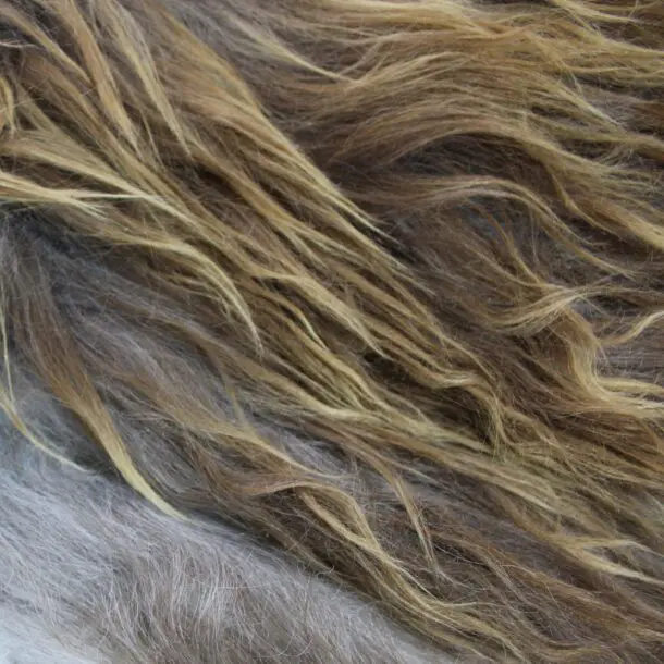 Natural Rusty Grey Icelandic Sheepskin Rug INRGm-19