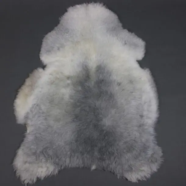Natural Grey Icelandic Sheepskin Rug Shorn INGSS-89