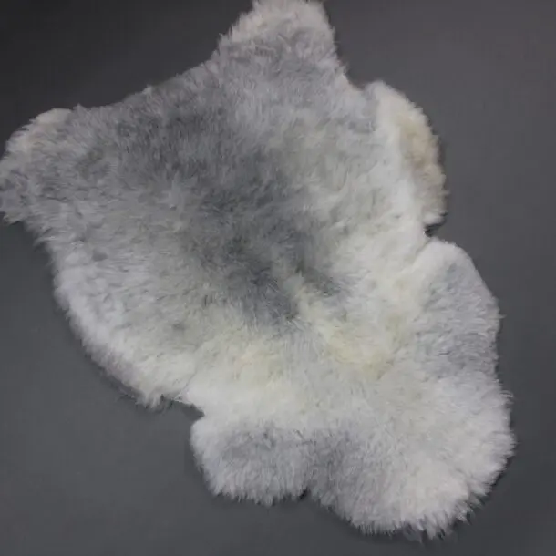 Natural Grey Icelandic Sheepskin Rug Shorn INGSS-89