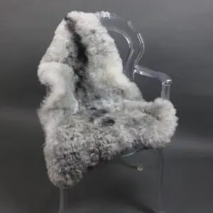 Natural Grey Icelandic Sheepskin Rug Shorn INGSS-90