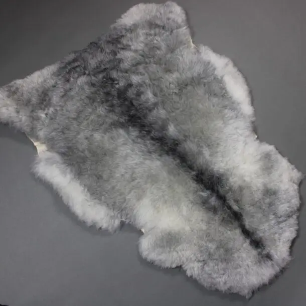 Natural Grey Icelandic Sheepskin Rug Shorn INGSS-91