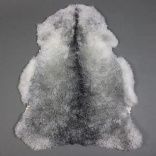 Natural Grey Icelandic Sheepskin Rug Shorn INGSS-91
