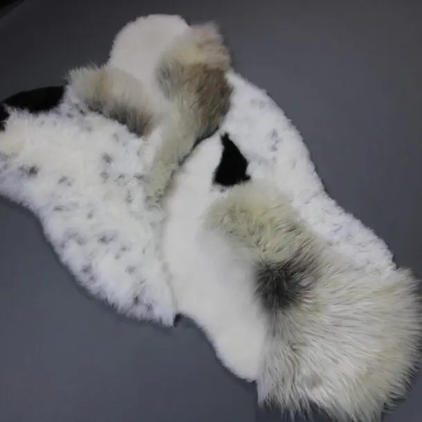 Multi Layer Sheepskin Designer Rug Large 001