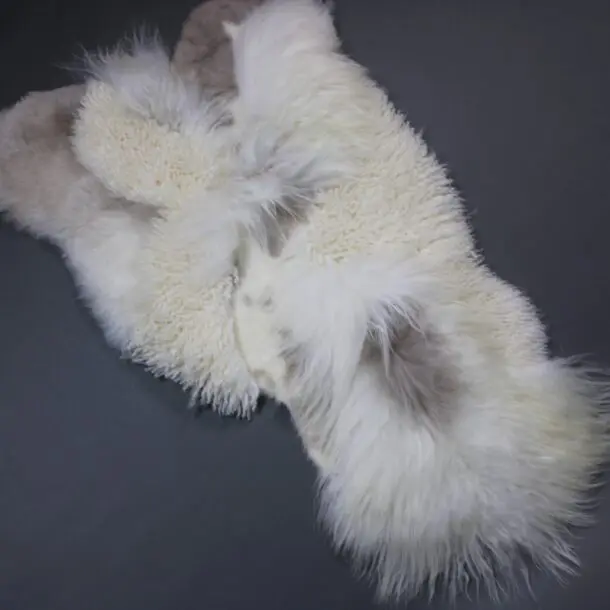 Multi Layer Sheepskin Designer Rug Large 002
