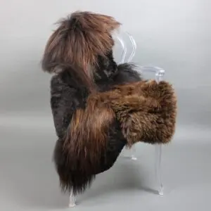 Multi Layer Sheepskin Designer Rug Large Brown