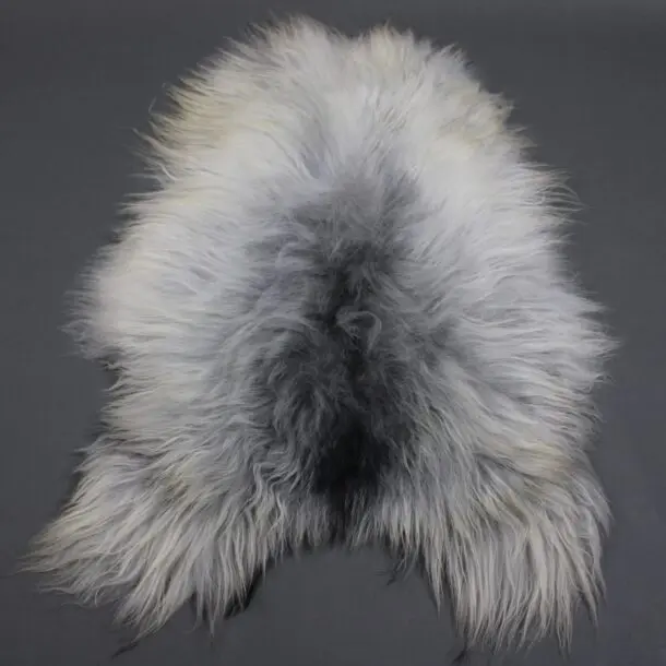 Natural Grey Icelandic Sheepskin Rug ING389