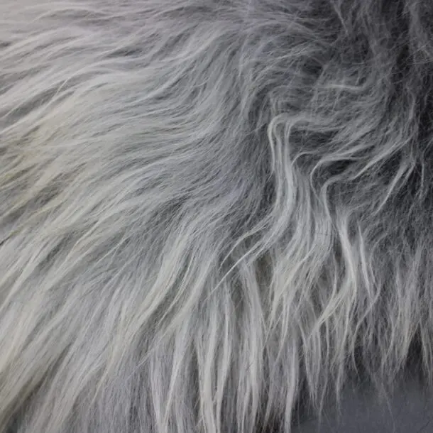 Natural Grey Icelandic Sheepskin Rug ING389