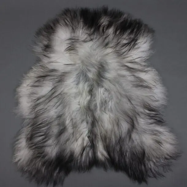Natural Grey Icelandic Sheepskin Rug ING390