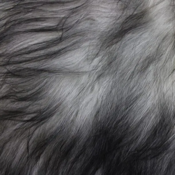 Natural Grey Icelandic Sheepskin Rug ING390