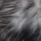 Natural Grey Icelandic Sheepskin Rug ING390 (7) Close-up of long, thick Icelandic sheepskin wool in variegated shades of natural grey, charcoal and silver.