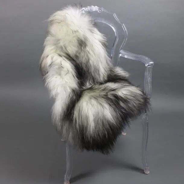 Natural Grey Icelandic Sheepskin Rug ING391