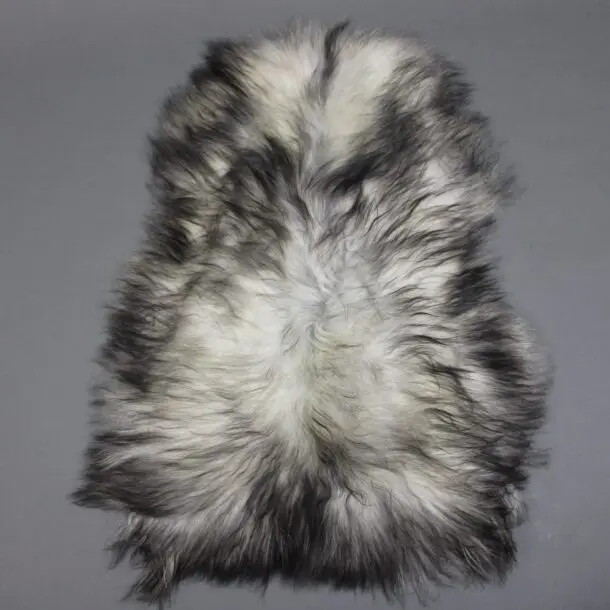 Natural Grey Icelandic Sheepskin Rug ING391