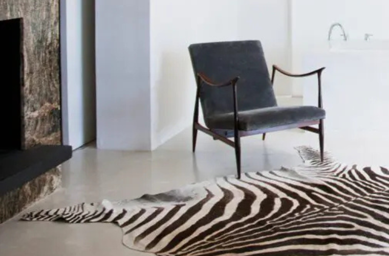 Statement Floors: Using Exotic Hides as Centrepieces