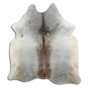 Cowhide Rug Tan Grey C01032