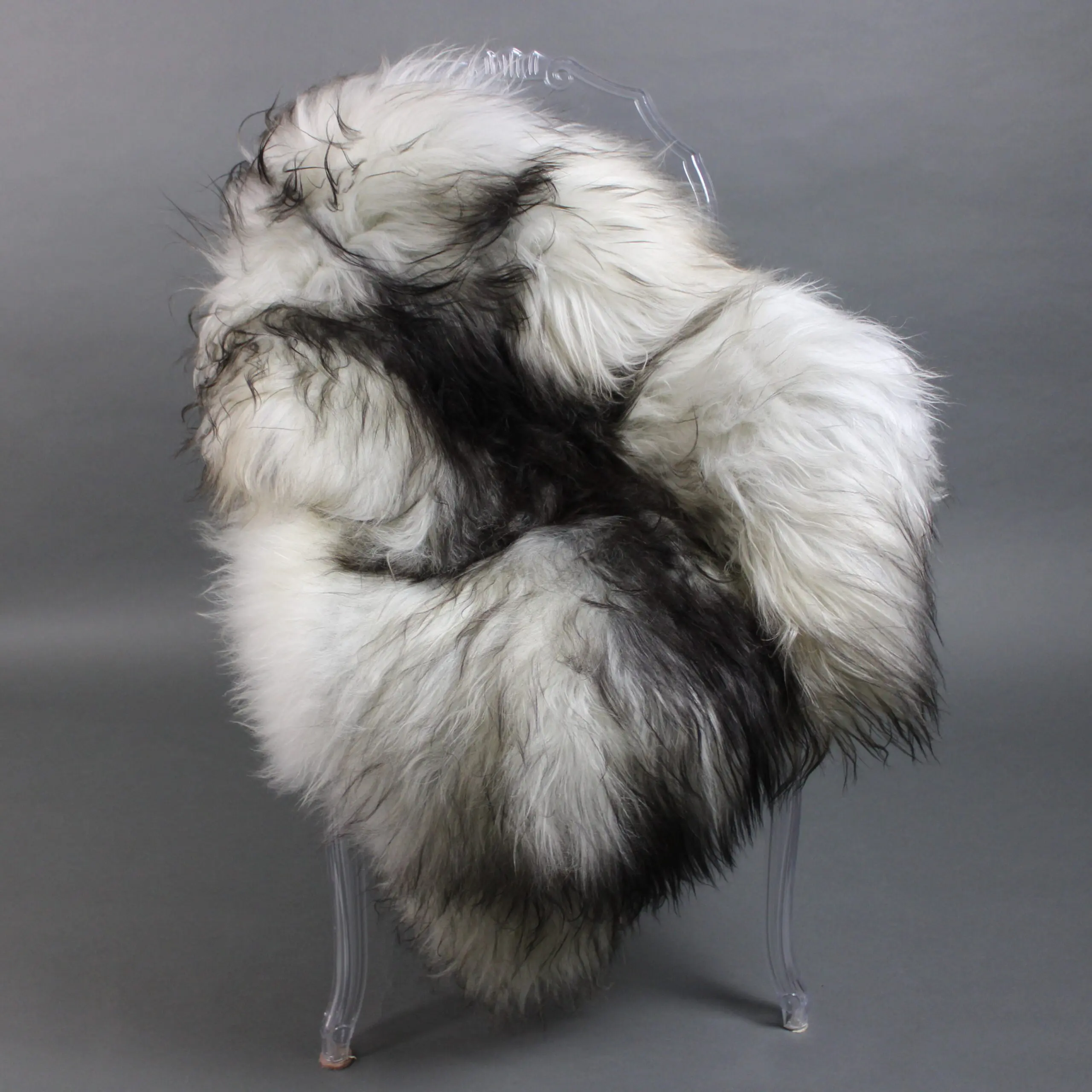 Natural Grey Icelandic Sheepskin Rug ING393