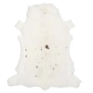 Reindeer Hide Rug White Small RS2003 Main Image